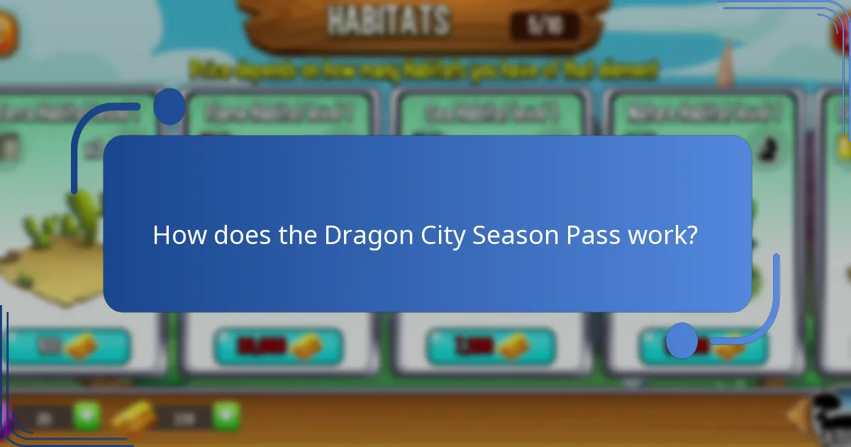 How does the Dragon City Season Pass work?